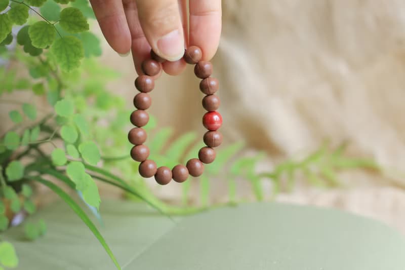 壹染指香品 | 香珠手串 | 天然高含量帝王硃砂配珠