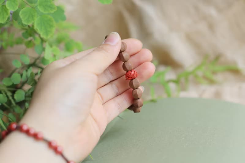 壹染指香品 | 香珠手串 | 天然高含量帝王硃砂配珠