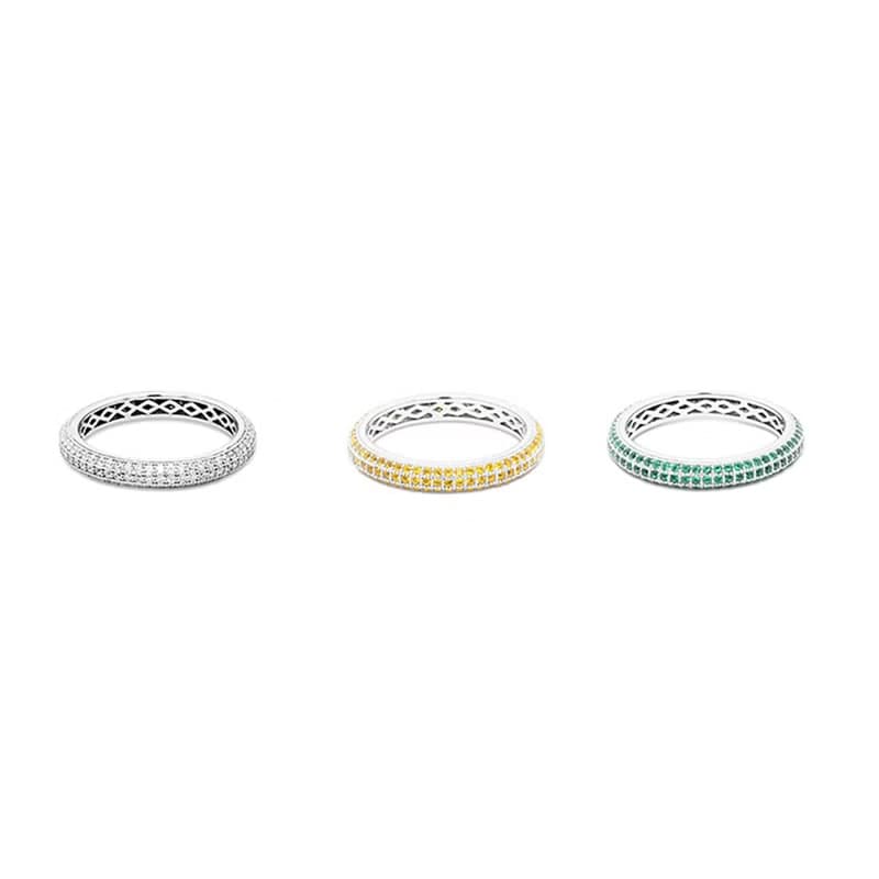 NCT DREAM, P1Harmony, 2PM, NCT 127 PICK | BB MICRO FULL PAVE ETERNITY RING_W