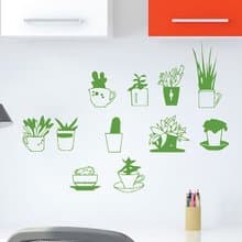 壁貼-台灣製 創意無痕《Smart Design》輕鬆小盆栽