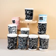 Unique Paw Shaped Coffee Mugs, 3D Crafted Cartoon Cat Tumblers for Water/Tea