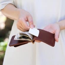 お札入れ 二つ折り財布 マネークリップ 財布 ミニ財布 コンパクト 革財布 レザー イタリアンレザー 革