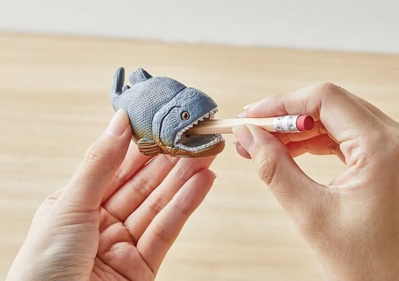 日本Magnets療癒系列 食人魚造型削筆器/削鉛筆機
