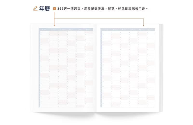 ntu-authentic 臺灣大學 NOTHING PLANNER 2025 日計畫