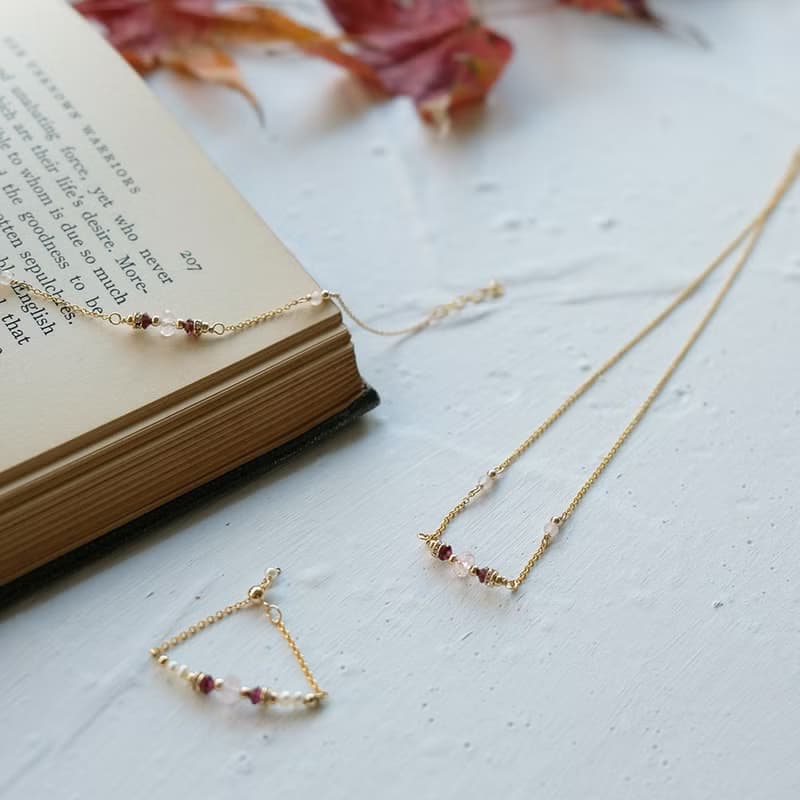 花園尋寶家 - 14K包金摩根石手鍊