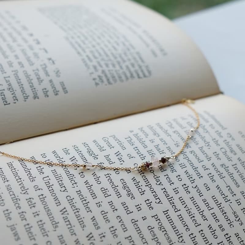 花園尋寶家 - 14K包金摩根石手鍊