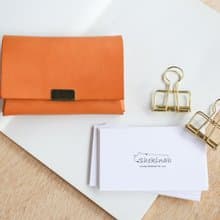 Shekinah 手工皮革 -方釦名片盒