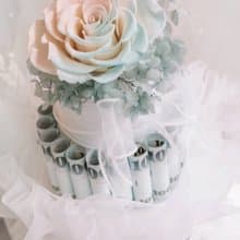 三層蛋糕禮盒/鈔票蛋糕/有錢花蛋糕/錢花蛋糕/生日禮物/生日蛋糕