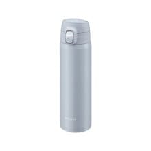 【孔雀Peacock】550ML不鏽鋼保冷保溫杯 輕量隨行彈蓋直飲-真珠灰