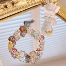 【水晶手鍊 / 鋒芒秘密】金髮方塊、綠幽靈方塊、紅幽靈方塊