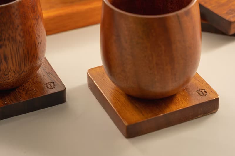 Islandoffer島嶼製作 五人同行套裝 內含5隻柯木杯 加5件胡桃木