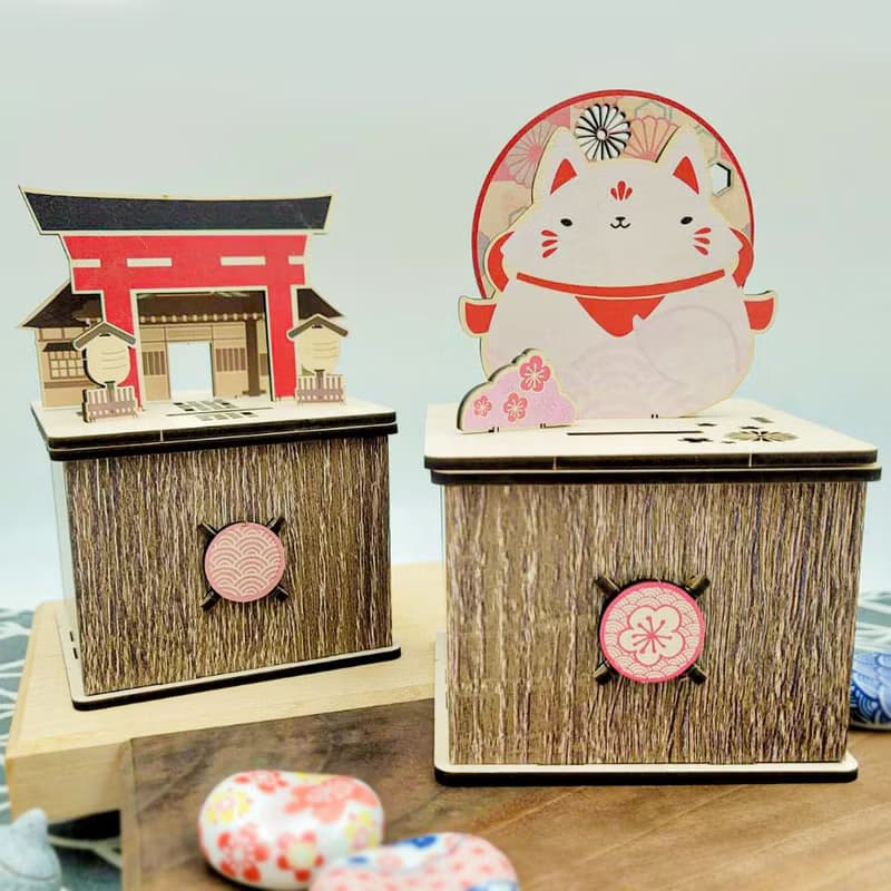 迷你置物盒-財財招財貓