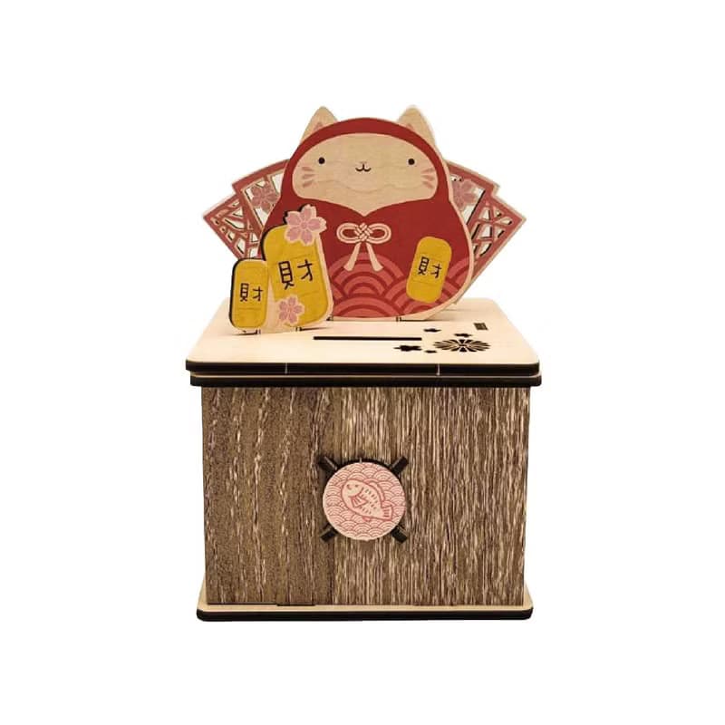 迷你置物盒-財財招財貓