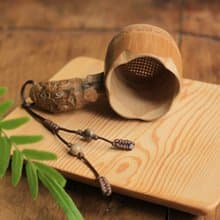 竹製品 | 竹節茶漏 竹根把手 | 茶具 茶器 | 手工打磨 自然健康