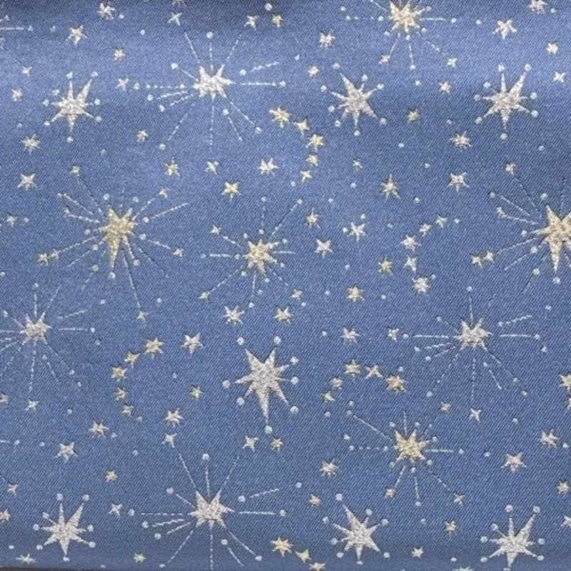 京都綾小路口金包-附帶肩背包 - 璀璨星辰(粉/藍)