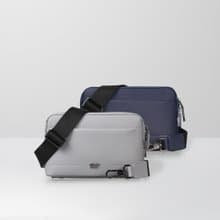 【免費升級送禮包裝】格瑞克-E 小斜背包-深藍/石灰白/BF573-03