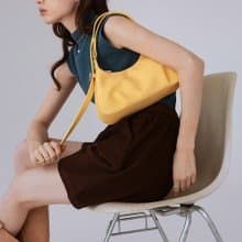 韓國製 MUR Atte 手袋/單肩包/手提袋 (Plain Lemon)