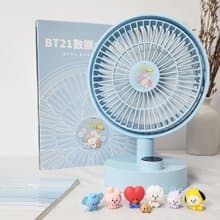【快速出貨】BT21數顯桌面風扇 - 羽