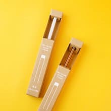 好玻 GOODGLAS | 雙色吸管單入組-白&黃/直身款