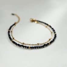 黑暗相擁。尖晶石手鍊