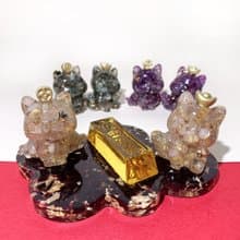 水晶招財貓 新年禮盒 | 新春禮物 新年裝飾 恭喜發財 紅包拿來