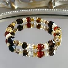 【轉運來】石榴石 茶晶 黃虎眼石 白水晶 黑金超七 天然水晶手鏈