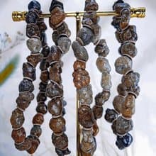 【黑靈骨舍利】龍宮舍利 七月鬼月必備|避邪開運保平安 水晶手串