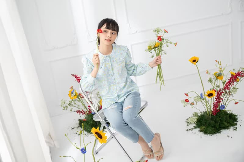 【波麗印花】上班族也想花花俏俏襯衫 淡水色 莫代爾棉