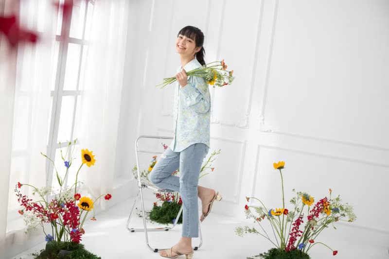 【波麗印花】上班族也想花花俏俏襯衫 淡水色 莫代爾棉