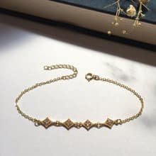 14K包金星芒鋯石手鍊 手鏈 手環 鎖骨鏈 項鍊 14KGF