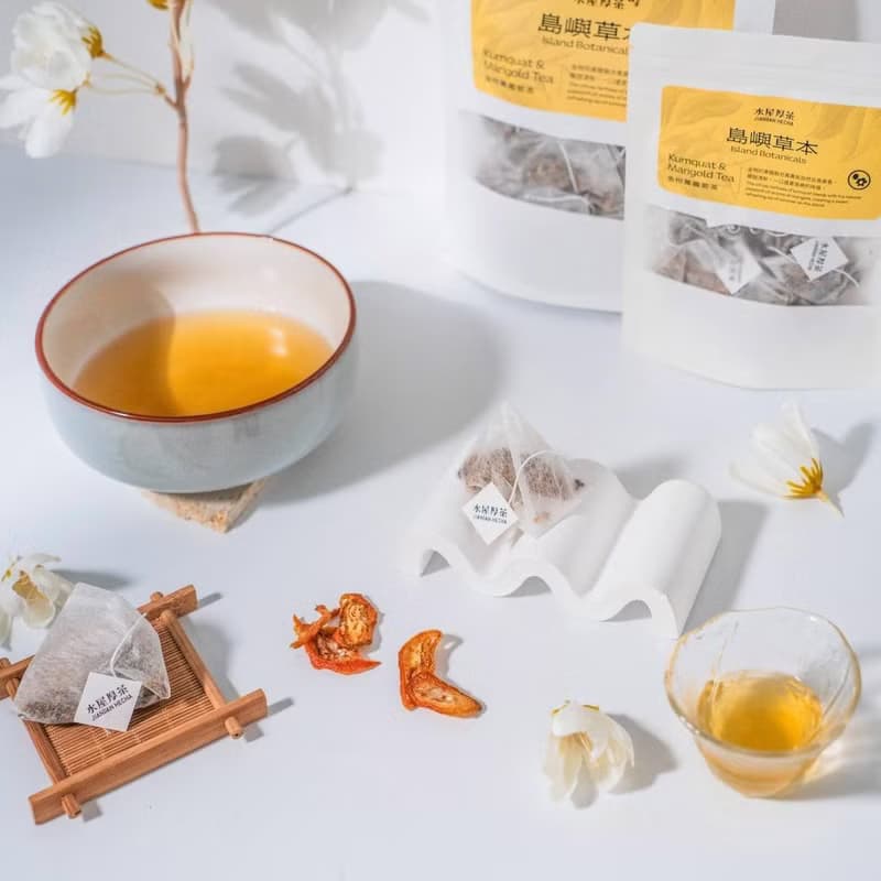 【草本茶包】金柑萬壽菊茶 8入體驗包 30入經濟包 台灣製 清爽果
