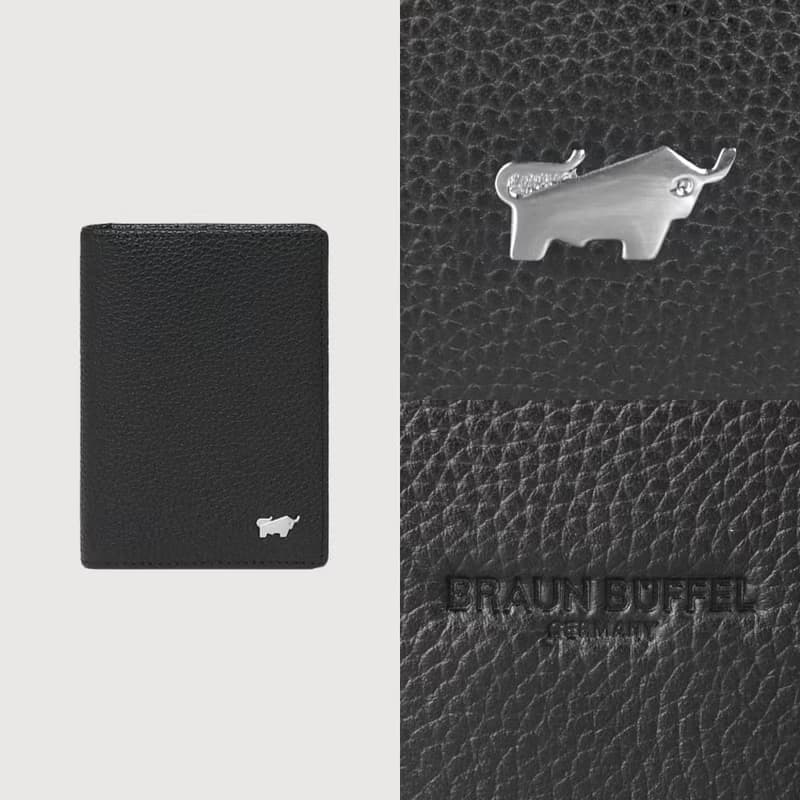 【滿3999送鑰匙圈】諾瓦-A 名片夾-黑色/BF564-140-BK