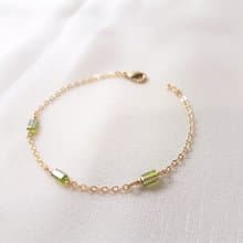 群山之島 ‧ 玻璃水晶 細手鍊