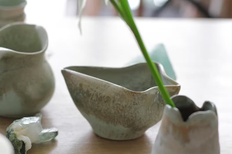 手工製作特殊藍綠色陶瓷茶海