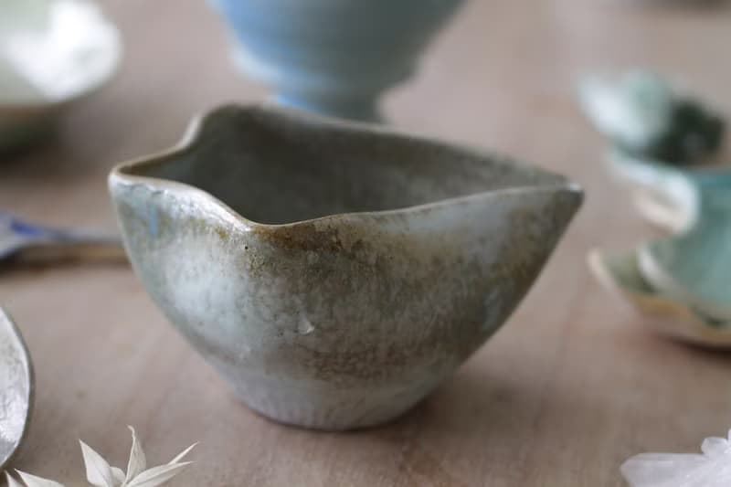 手工製作特殊藍綠色陶瓷茶海