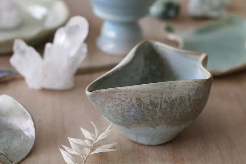 手工製作特殊藍綠色陶瓷茶海