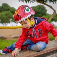 【MAF蔓侒菲】crazysafety/恐龍/安全帽/3D造型/學步帽