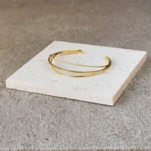 黃銅18K金多層次手環