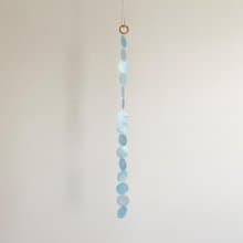DIY-KIT | Helsinki Flower Shop-Blue-Curtain | Shell Wind Chime Mobile|#0-498
