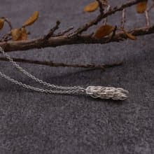 南洋杉 純銀項鍊 鎖骨鏈 直