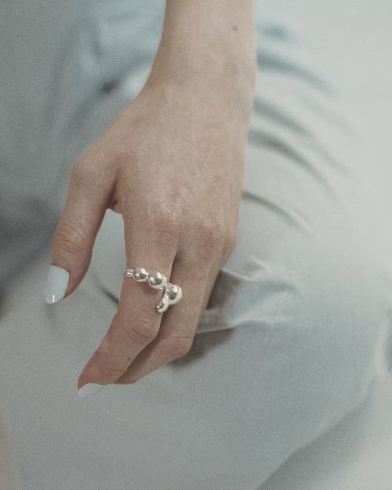 Foaming ring 發泡純銀戒指