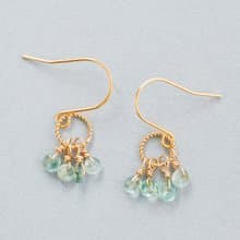 エメラルド ピアス イヤリング ピアスチャーム シンプル