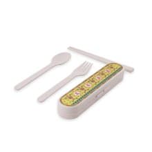 環保餐具套裝 萬壽無疆-黃瑪瑙 香港情懷