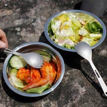 純淨無毒鈦餐具 霧面匙叉兩件組
