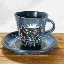 貓王咖啡杯　S size