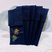 摺疊筷架套(5入) 手繪系列 萬用/環保 台灣手工