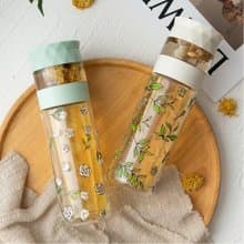 【茶具禮物】雙層隔熱濾茶玻璃杯-280ml 防漏/環保 生日 情人節