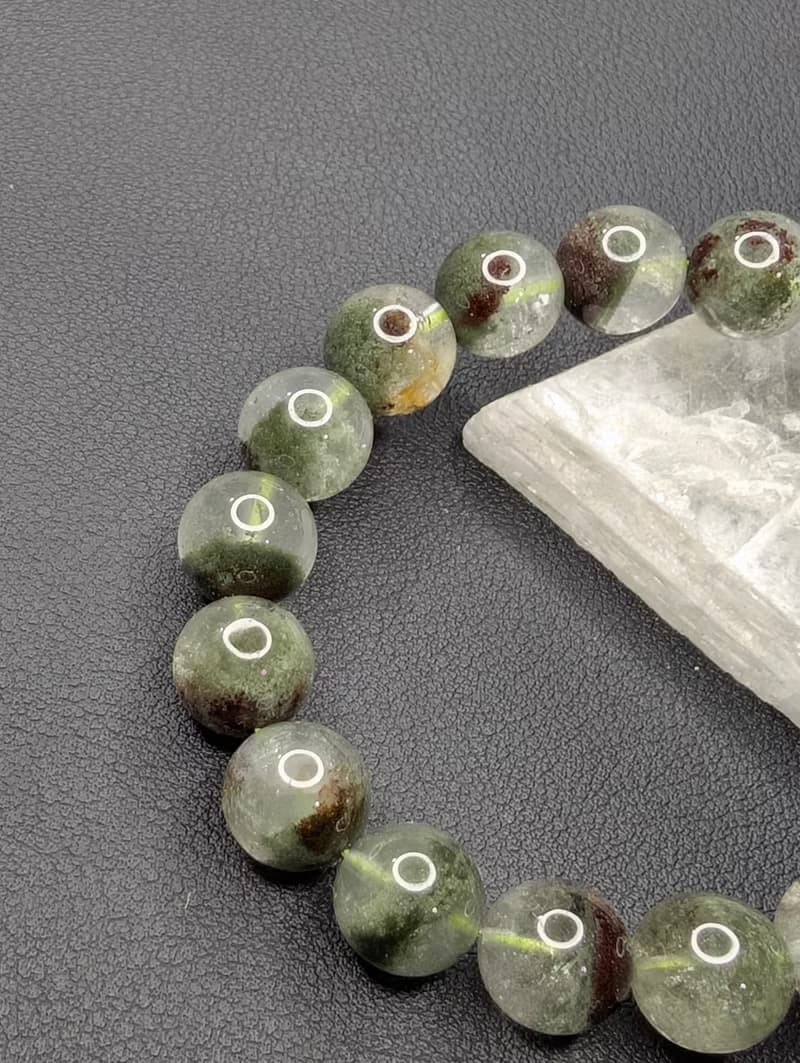 綠幽靈 手串 手鍊 天然水晶 水晶手串 10mm 水晶手鍊