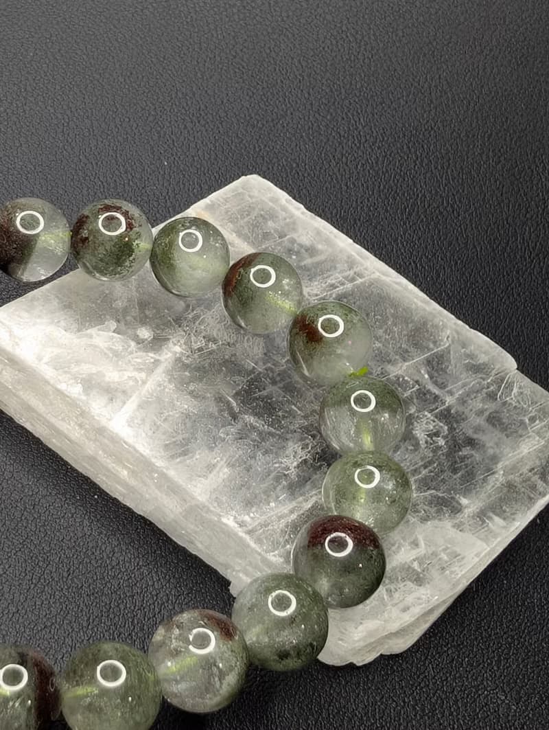 綠幽靈 手串 手鍊 天然水晶 水晶手串 10mm 水晶手鍊