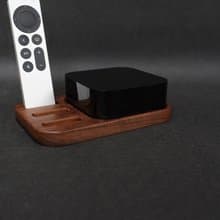 Apple TV 本體與遙控器收納